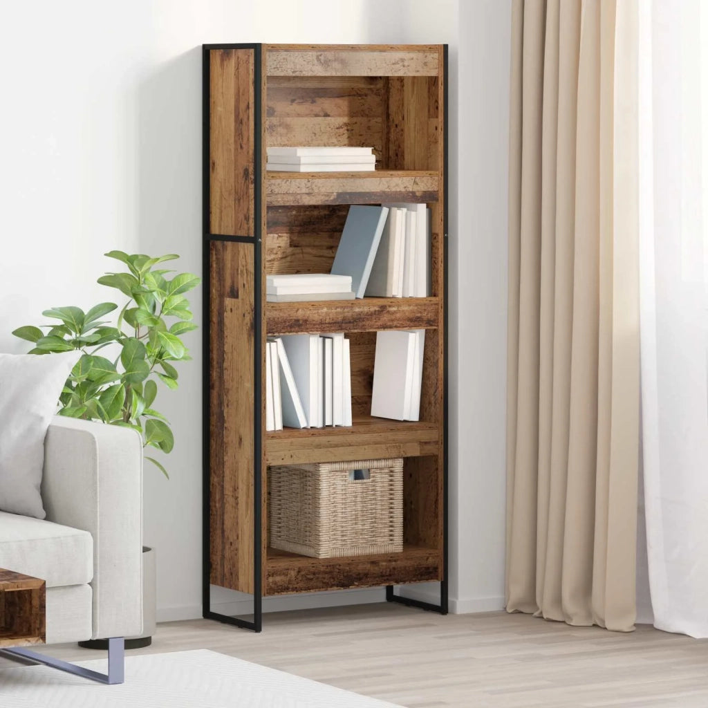 Armadio per Libri Legno vecchio 60 x 30 x 155 cm 886400