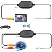 Trade Shop - Kit Rca Wireless Per Telecamera Retromarcia 2,4gh Trasmettitore Ricevitore Video -