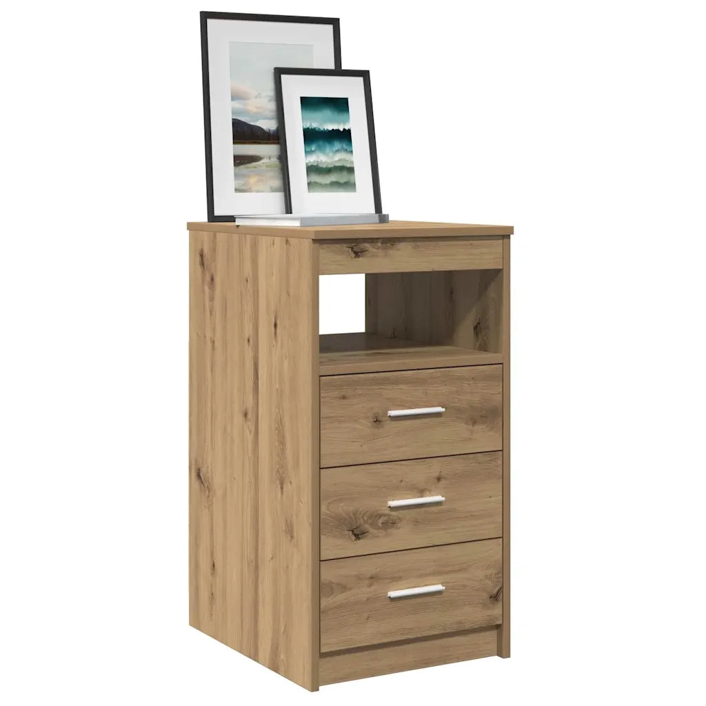 Cassettiera Rovere Artigianale 40x50x76 cm in Truciolato 856005