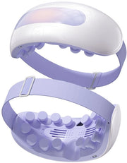 Apparecchio per la massaggiatura degli occhi con riscaldamento intelligente, vibrazioni, nebulizzazione di vapore e maschera per la cura e la rilassamento degli occhi, massaggiatura con pressione acupressoria e illuminazione nebulizzata.