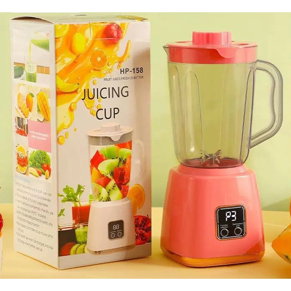 Trade Shop - Frullatore Portatile Usb 750ml Spremiagrumi Ricaricabile Compatto Chiusura Con Clip -
