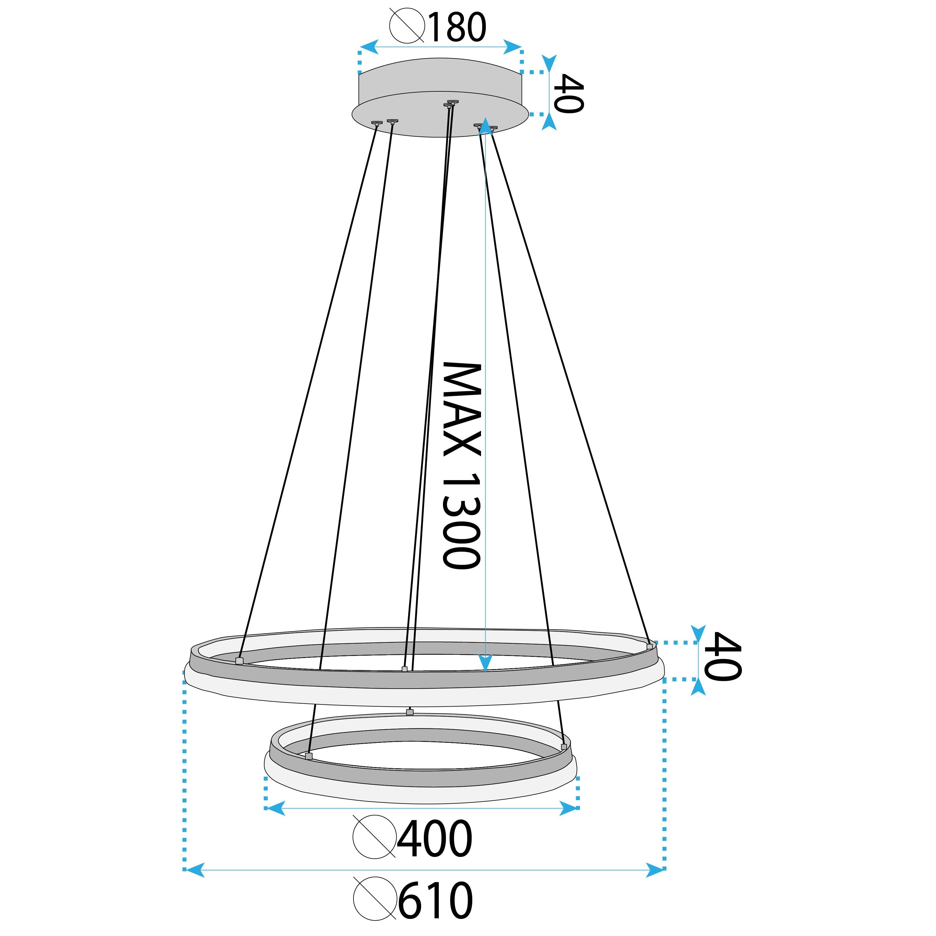 Lampa Wisząca Lhj043-cp2 Gold