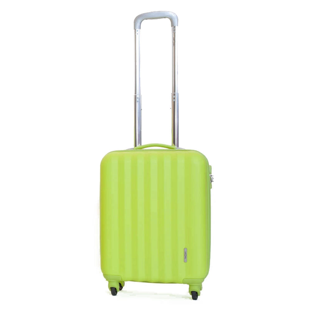 Trolley Valigia Rigido Bagaglio a Mano in ABS 4 TSA Ruote Ravizzoni Icon Verde Mela