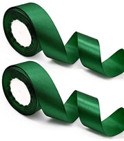 Lana Artificiale Satinata 44 Metri - Lint per Decorazione - Verde - 4 cm Larghezza - Lana Poliestere con Finissaggio