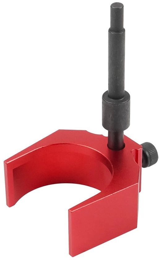 Attrezzatura per regolazione iniezione - Misuratore di altezza di regolazione - Calibrazione precisa - Materiale: lega di alluminio - Sostanza resistente - Dimensioni: 9x7,5x5cm - Attrezzatura per regolazione iniettori