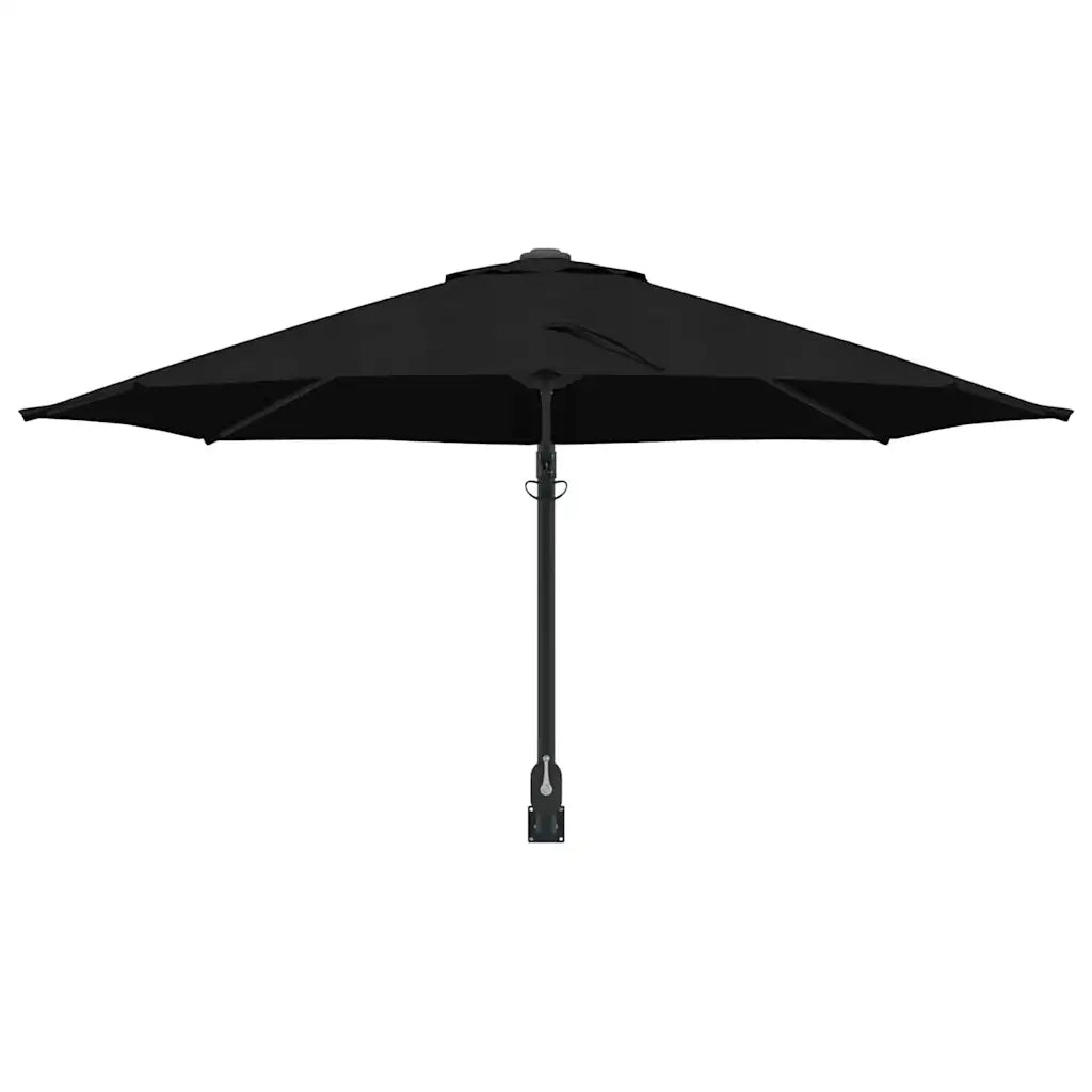 Ombrello da giardino-Ombrellone da spiaggia Nero 248 x 248 x 148 cm 729066