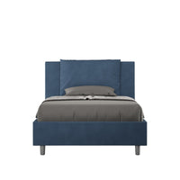 Letto 1 Piazza e Mezzo 120x190 cm Senza Rete Antea Blu