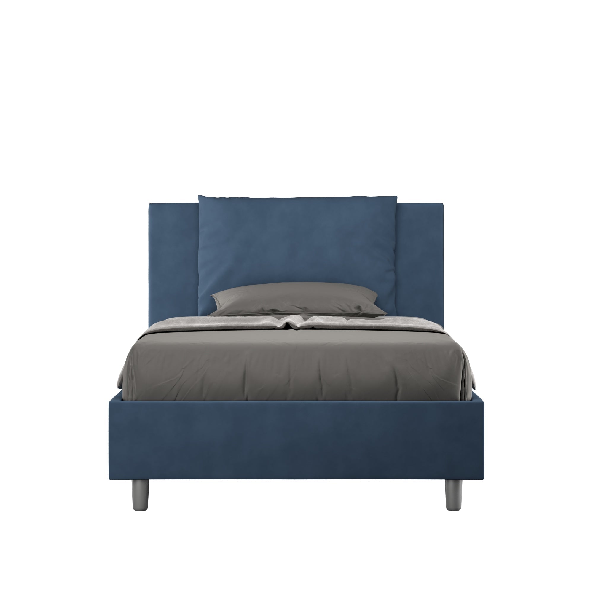 Letto 1 Piazza e Mezzo 120x190 cm Senza Rete Antea Blu