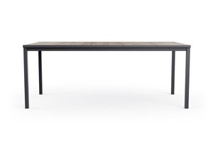 Tavolo da Giardino Keter Porto 200x95x75 cm Deco Coat Piano Effetto Legno Frassino