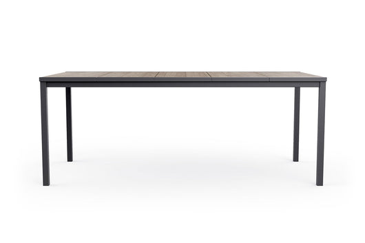 Tavolo da Giardino Keter Porto 200x95x75 cm Deco Coat Piano Effetto Legno Frassino