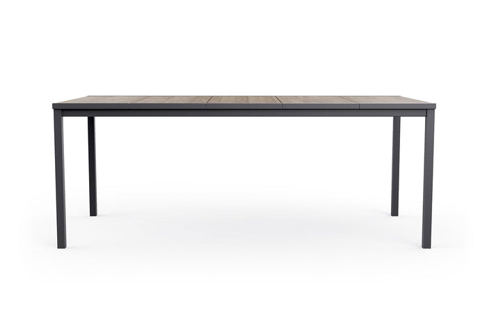 Tavolo da Giardino Keter Porto 200x95x75 cm Deco Coat Piano Effetto Legno Frassino