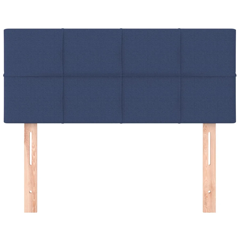 Testiera | Testata Blu 100x5x78/88 cm in Tessuto