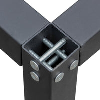 Telaio per banco da lavoro in acciaio, gambe per banco da lavoro; telaio per tavolo 50 x 150 x 80 cm