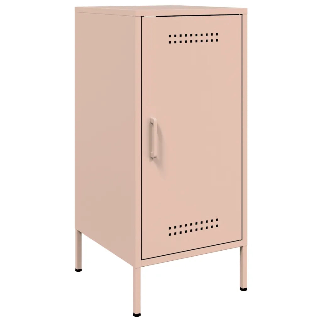 vidaXL Credenza Rosa 36x39x79 cm in Acciaio