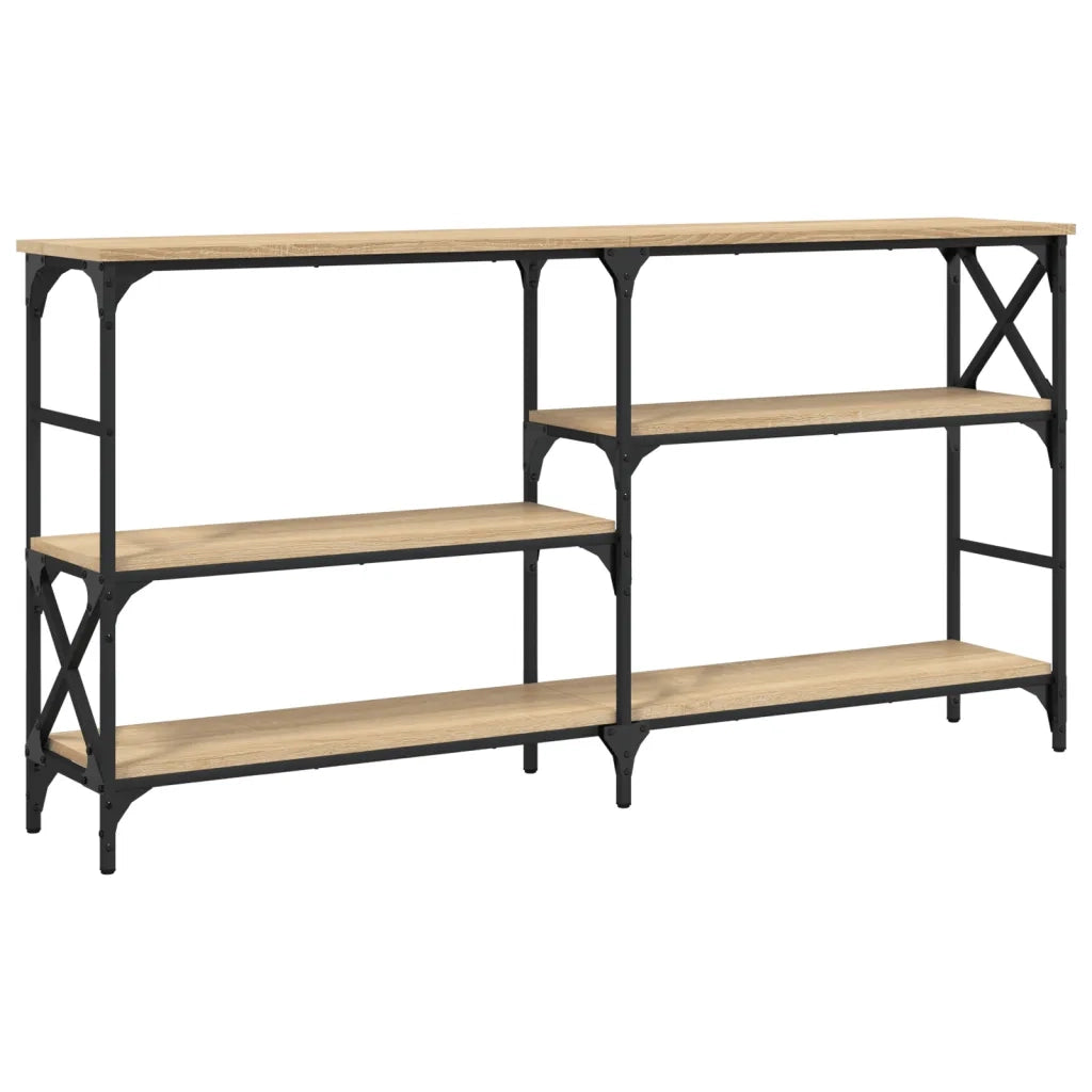 Tavolo Consolle Rovere Sonoma 150x29x76,5 cm Legno Multistrato 835470