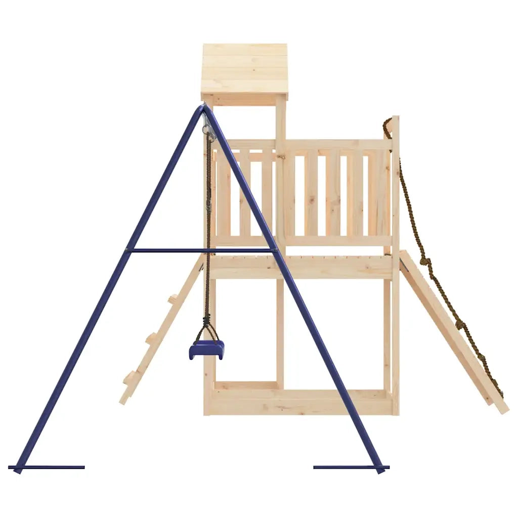 Set da Gioco da Esterno in Legno Massello di Pino 3155834