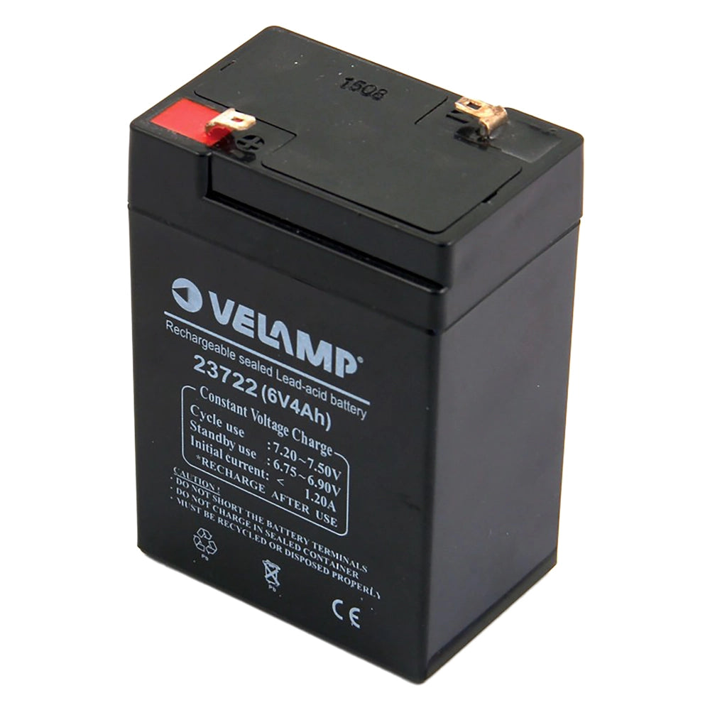 BATTERIA RICARICABILE mm.70 x 48 x h.107 - 4 Ah  - VELAMP