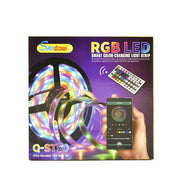 Trade Shop - Striscia Led Rgb Autoadesiva 5mt Con Funzione Audio Bluetooth Telecomando Q-st50 -