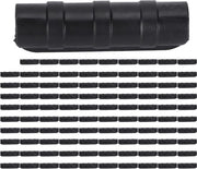 100 pezzi di clip per tubi per costruzione di serre - clip robusta per cornice di serre - clip per tubi - kit di connettori (20 nero).