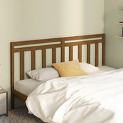 Testiera per Letto ambra 206x4x100 cm in Legno Massello di Pino 817813