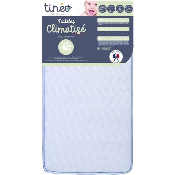 TINEO Materasso climatizzato 60x120x10