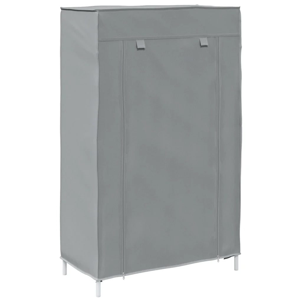 Scarpiera-Scaffale per scarpe Grigio 60,5x30x97 cm in Tessuto Non Tessuto