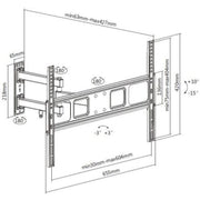 Equip supporto a parete per tv articolato da 37” a 70” - 650342