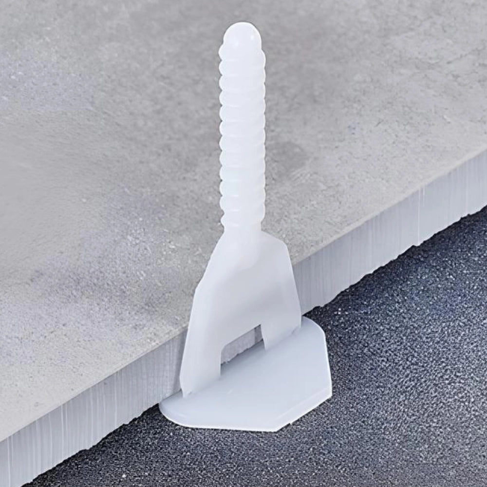 Viti basi flat per piastrelle altezza da 3/15 mm e fuga da 1 mm 100 pezzi