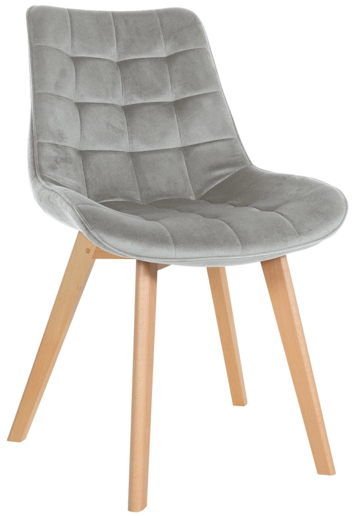 Sedia Brook Velvet grigio