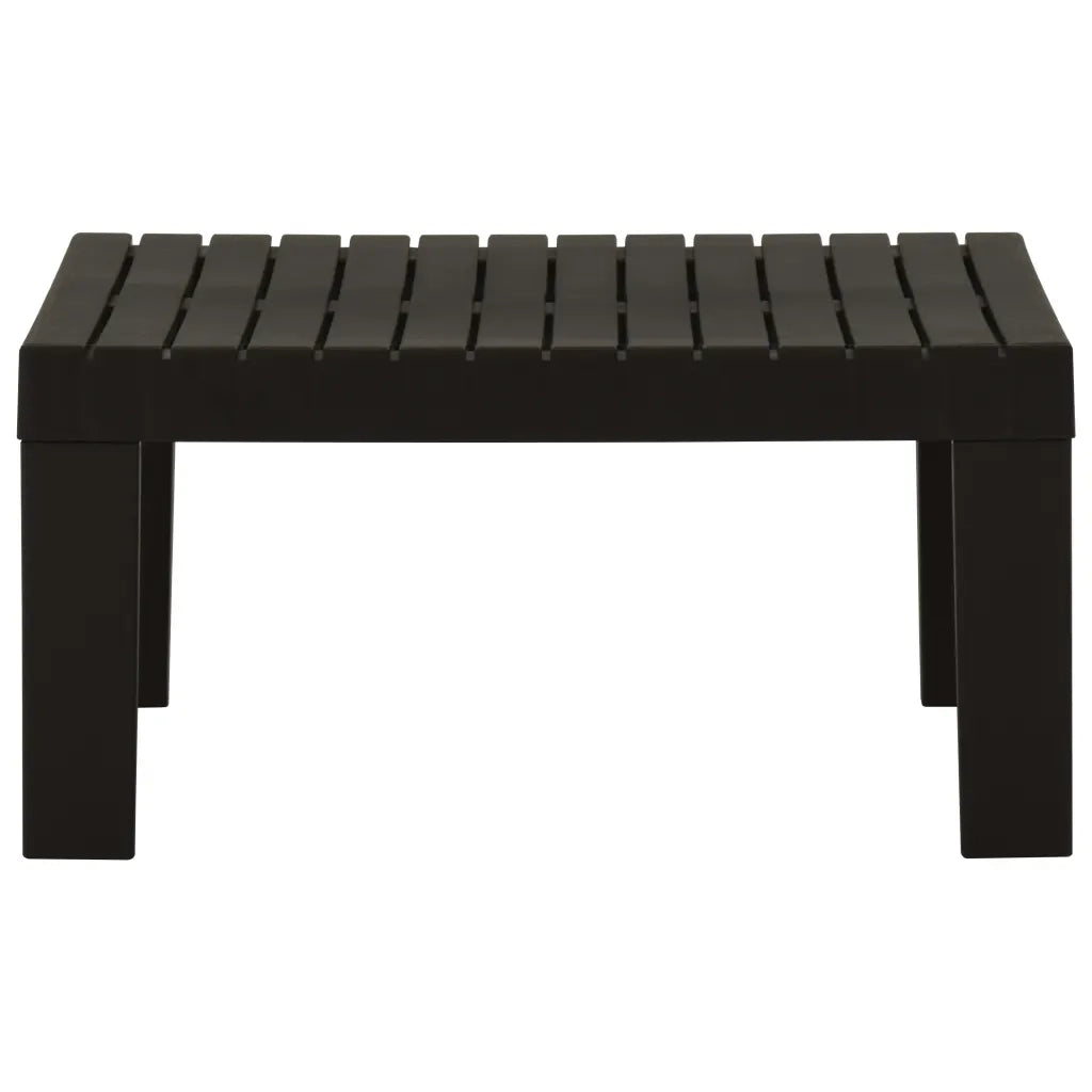 Set Divani da Giardino con Cuscini 2 pz in Plastica Grigio 315853