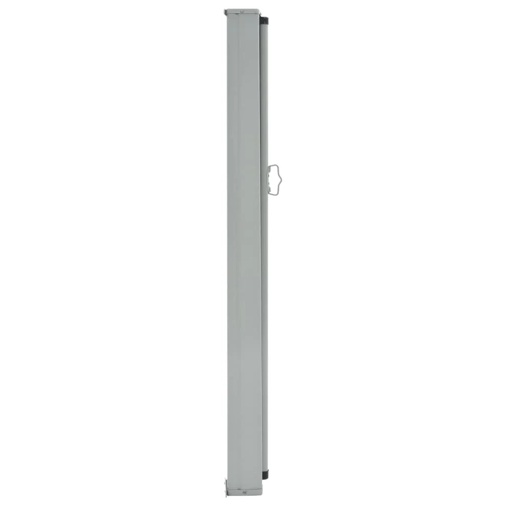 Tenda da sole laterale retrattile/schermo protettivo per patio giardino terrazza balcone 120 x 300 cm nero 02_0007219