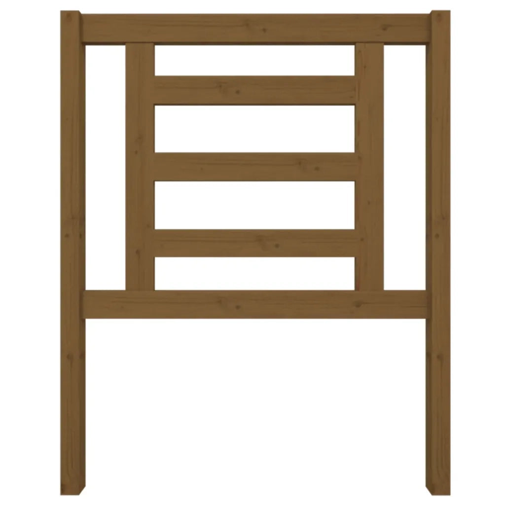 Testiera per Letto ambra 81x4x100 cm in Legno Massello di Pino 818798