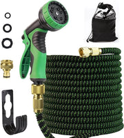 Seringa estensibile per giardino - 3/4 pollici 1/2 pollici - accessori tubi di connessione - 10 maniglie - flessibile - irrigazione di piante orticole - 15 m