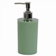 Trade Shop - Dispenser Sapone Liquido Lavandino Verde Lavorato Accessorio Arredo Bagno 79785 -