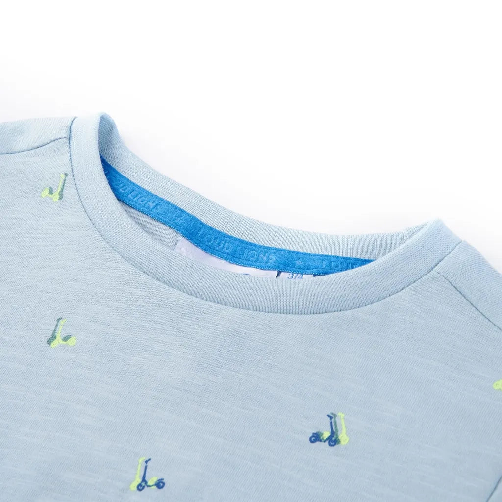 Maglietta da Bambino Azzurra 104cod mxl 86837