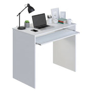 Ajeje, Scrivania un Ripiano, 90x54x79h cm Bianco