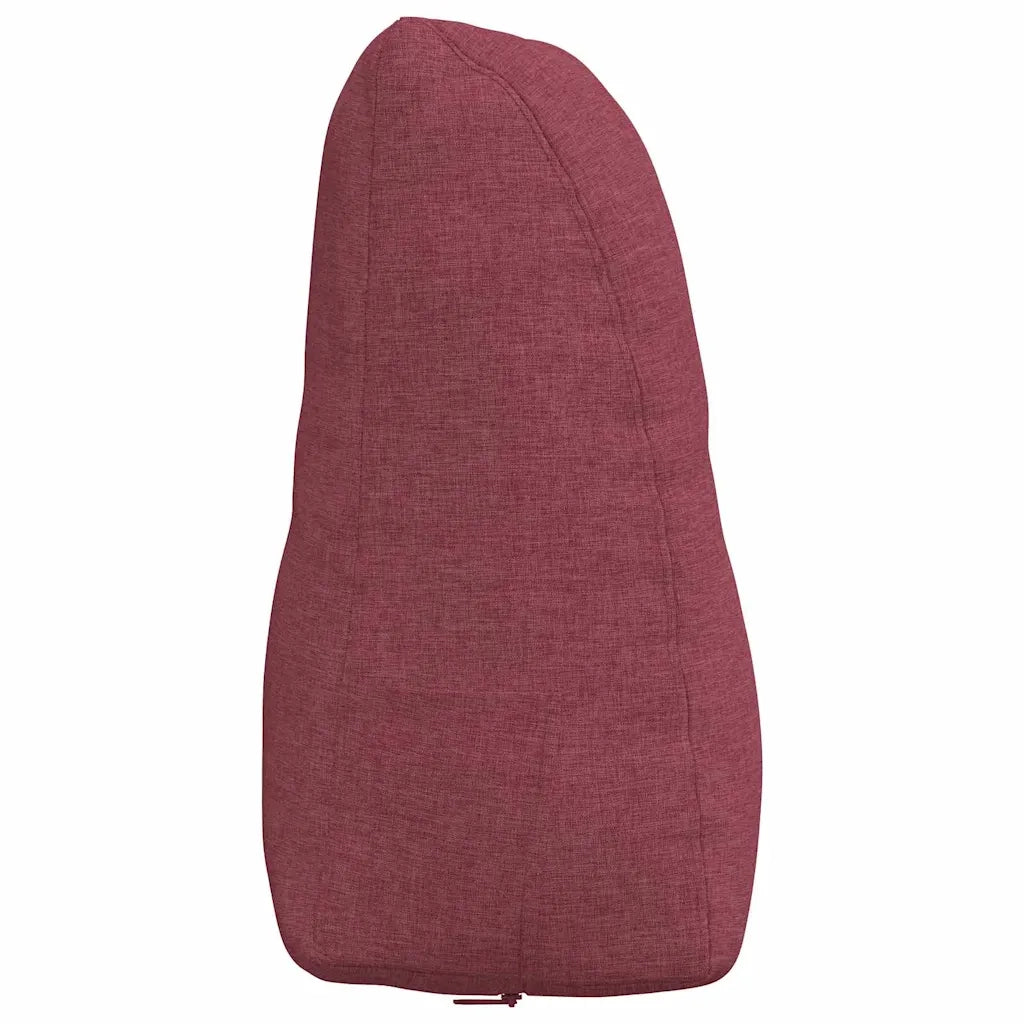 Cuscino per Schiena Rosso Vino 80 x 24 x 50 cm Tessuto 42014415
