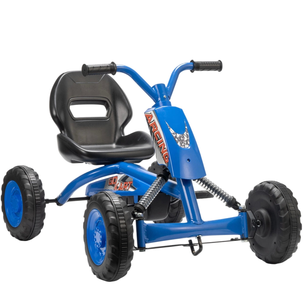 Go Kart per Bambini ¨C zephmum ¨C Acciaio Blu 30 kg 2-5 Anni
