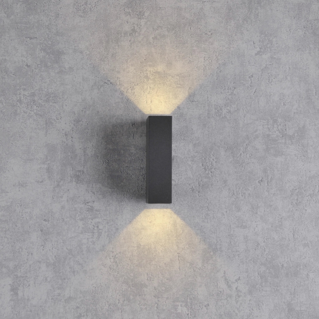 Applique esterna LED su/giù grafite 4000K Orlean Polux