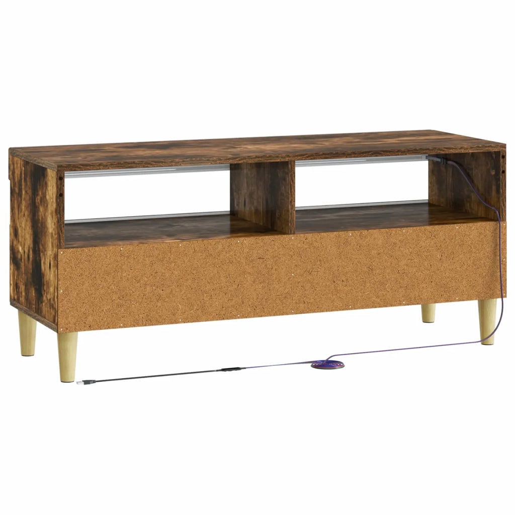 Mobile TV LED Rovere Fumo Legno ingegnerizzato 897210