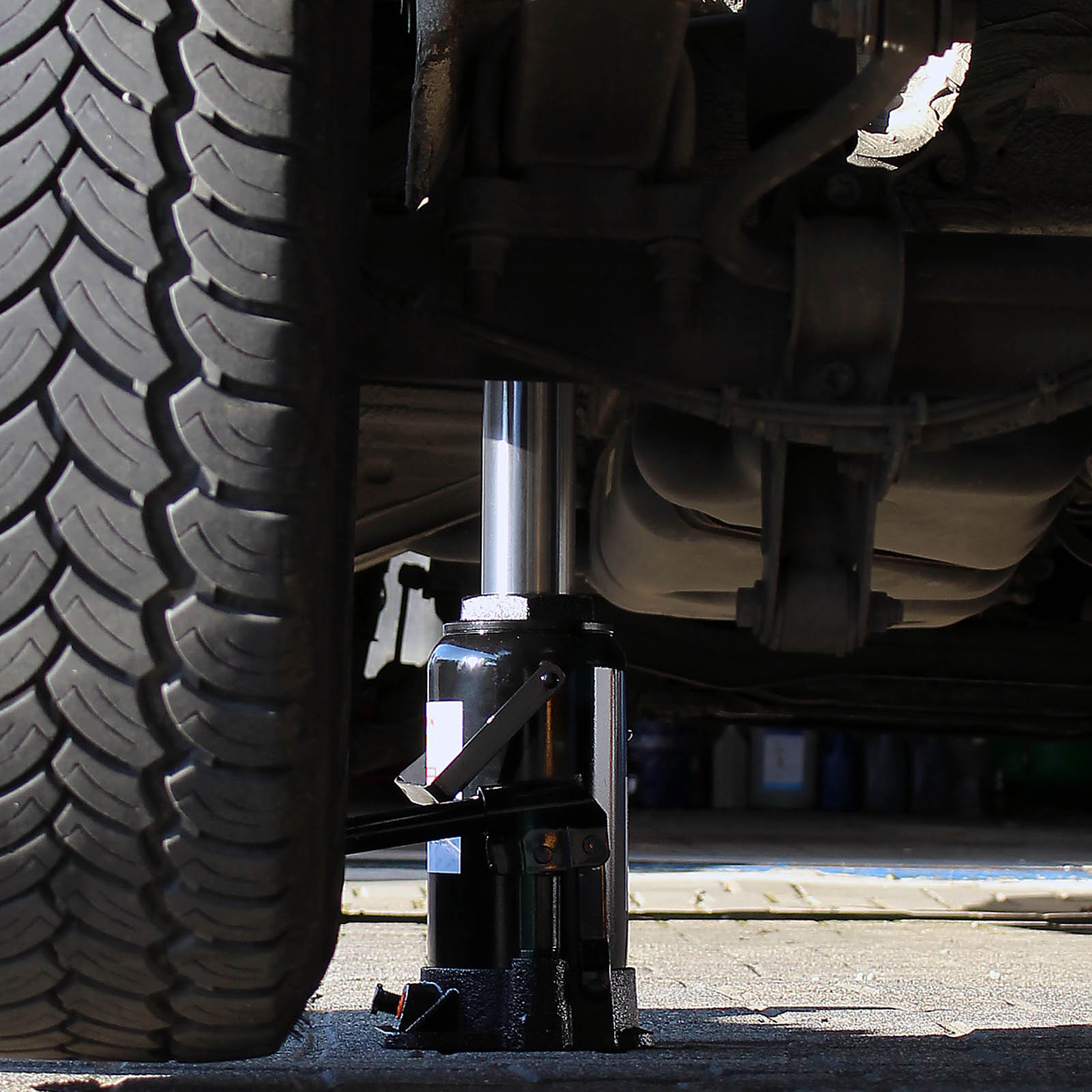 Cric a bottiglia da 32 t abbassamento lento 285-465 mm Martinetto idraulico