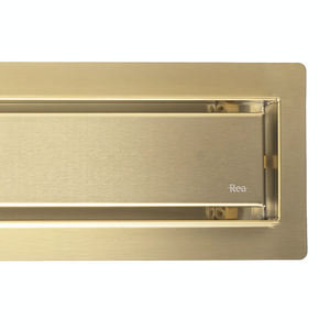 Scarico Lineare Neox Brush Gold 100