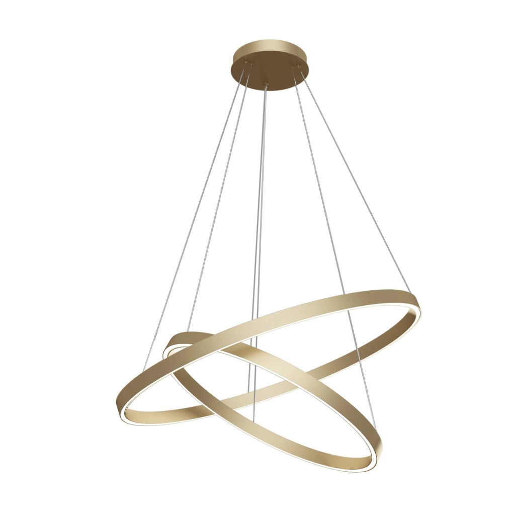 Maytoni Lampadario Moderno Rim 1 luce LED integrato ottone alluminio
