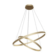 Maytoni Lampadario Moderno Rim 1 luce LED integrato ottone alluminio