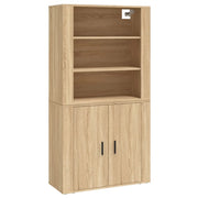 Credenza | Madia | Buffet da pranzo | Armadio da pranzo Rovere Sonoma in Legno Multistrato