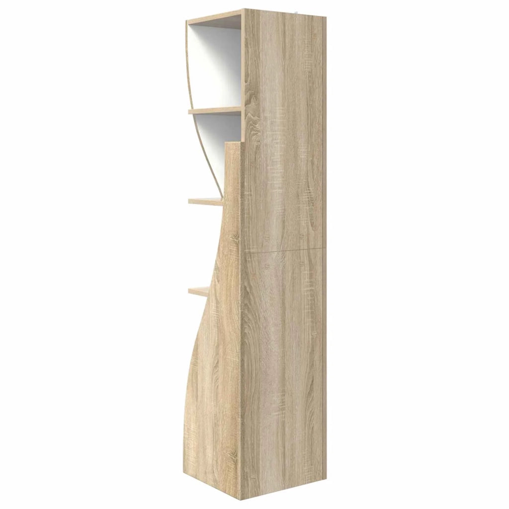 Mobile angolare 32x32x140cm Legno ingegnerizzato Rovere Sonoma 889877