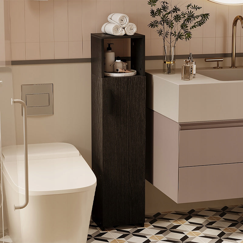 MOBILE DA BAGNO A COLONNA STRETTO LOFT NERO – MODERNO 101 CM