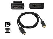 Cavo DisplayPort 2k 4k Ultra HD Maschio Maschio 1,8 metri DP Display Port to HDMI per Computer Notebook Audio e Video