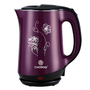 Bollitore Elettrico 2.5L 2000W con Spegnimento Automatico e Indicatore Luminoso Viola Avizar