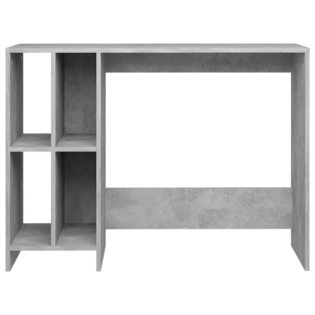 Scrivania Portatile-Scrivanie per ufficio e studio-Scrittoio Grigio Cemento 102,5x35x75 cm Multistrato